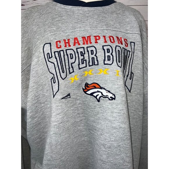 Lee Sport Sweatshirt Denver Broncos 2XL NFL Super Bowl Champions XXXII Pullover - Picture 9 of 11